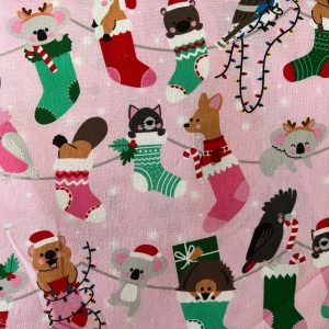 Aussie Animals in Socks - Pink