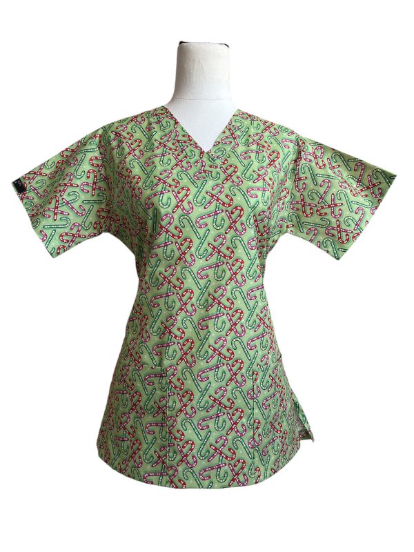 Candy Canes Scrubtop