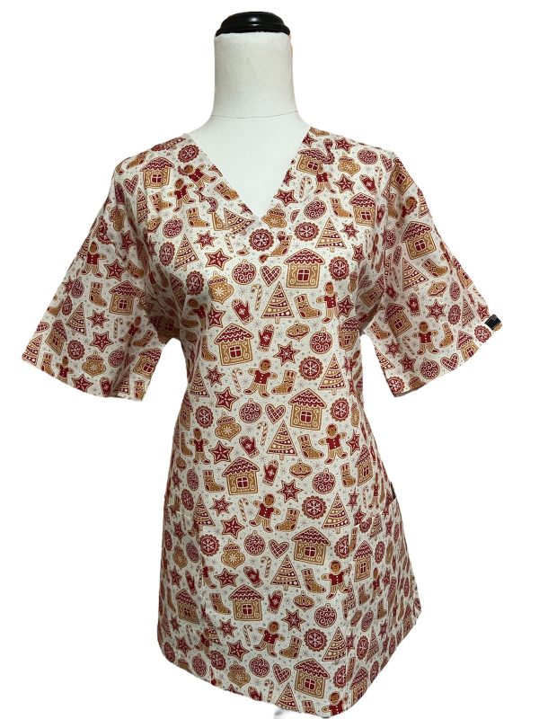 Christmas Cookies Scrubtop