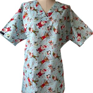 Santa Reindeer Elf - Light Blue