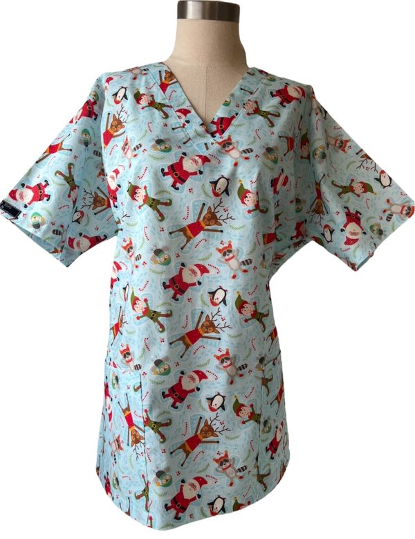 Santa Reindeer Elf - Light Blue