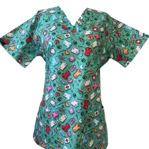 Medical Teal Scrubtop