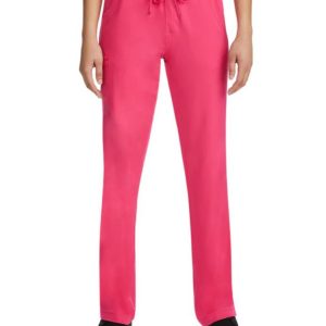 Healing Hands Straight-Legged Scrub Pants - Carnation Pink, X-Large