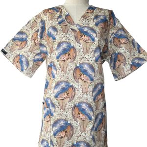 May Gibbs Bedtime Story Scrubtop