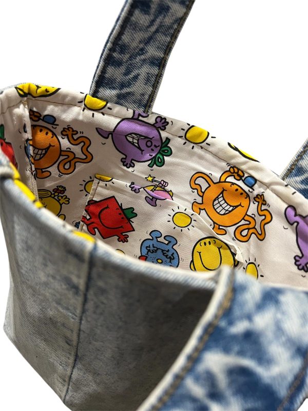 MrMen Denim Bag Open