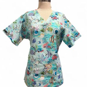 Under The Sea ScrubTop