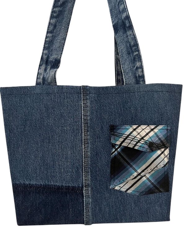 Blue Pocket Bag