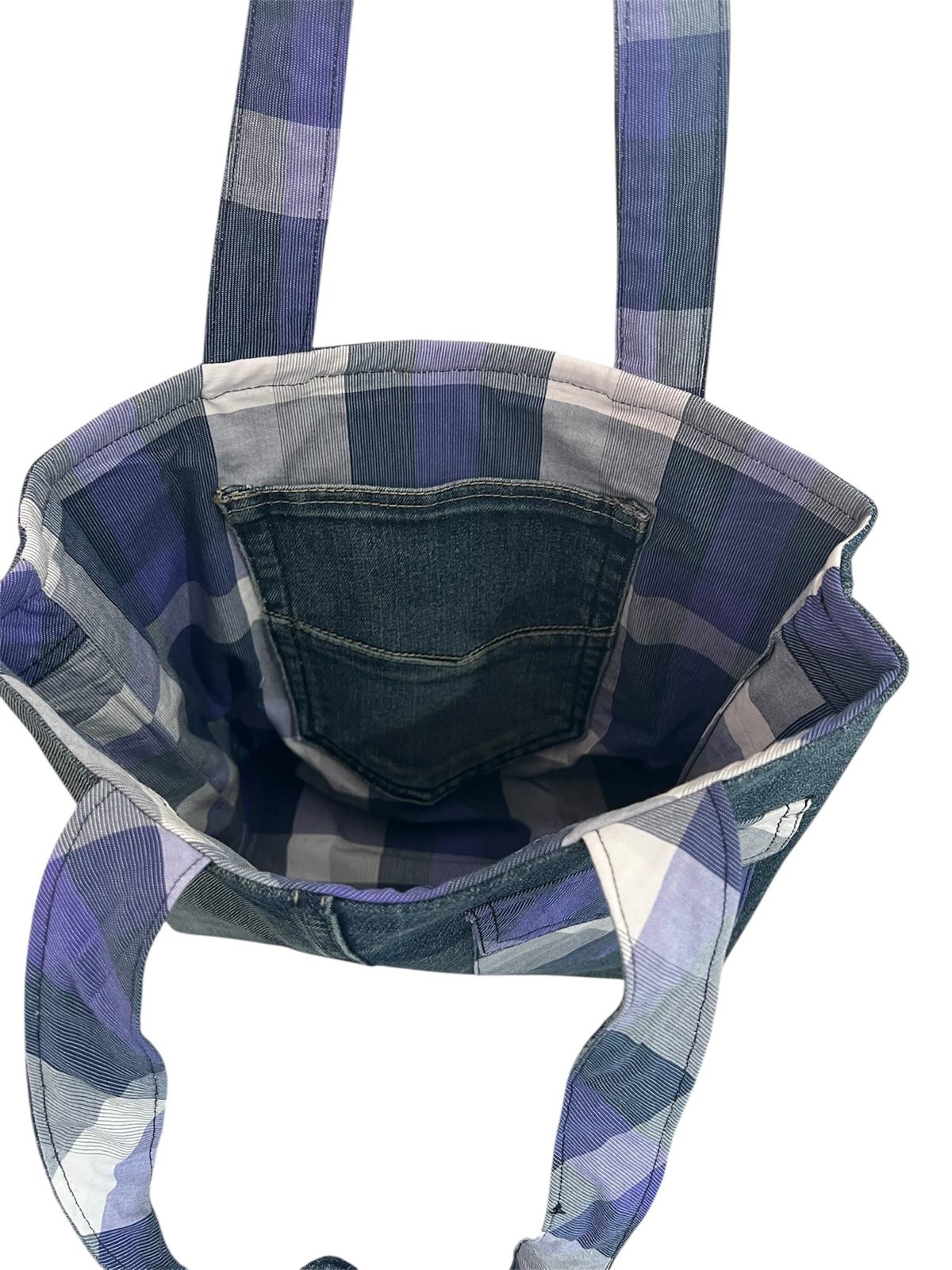 Purple Pocket Bag Inside