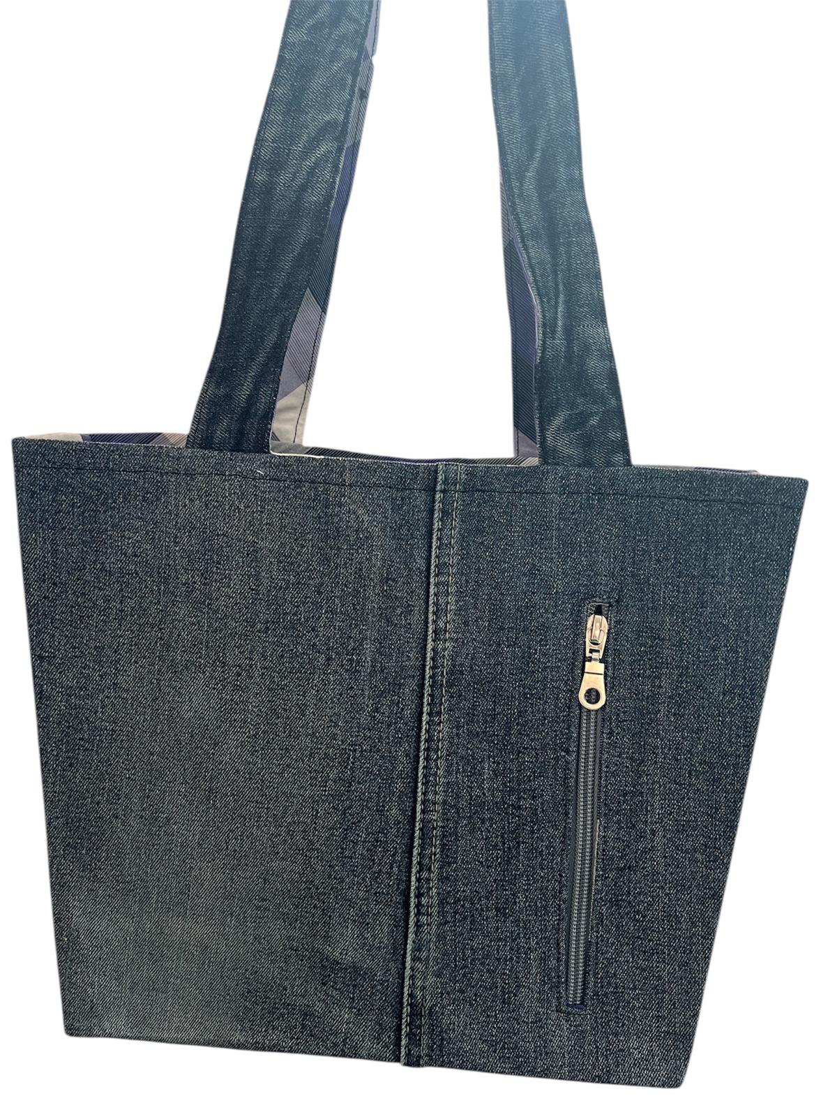 Purple Pocket Bag Rear